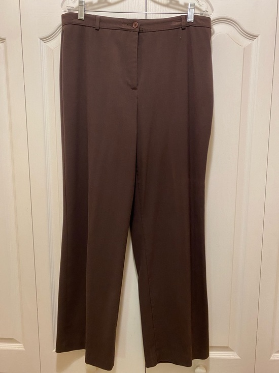 East 5th Pants - East 5th Wide-Leg Dress Pants in Brown